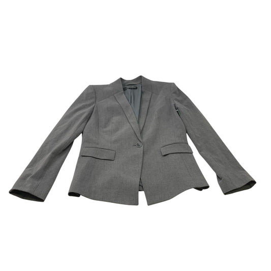 Blazer By Tahari By Arthur Levine In Grey, Size: 6