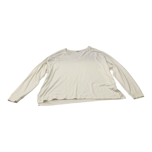 Top Long Sleeve By Z Supply In White, Size: L