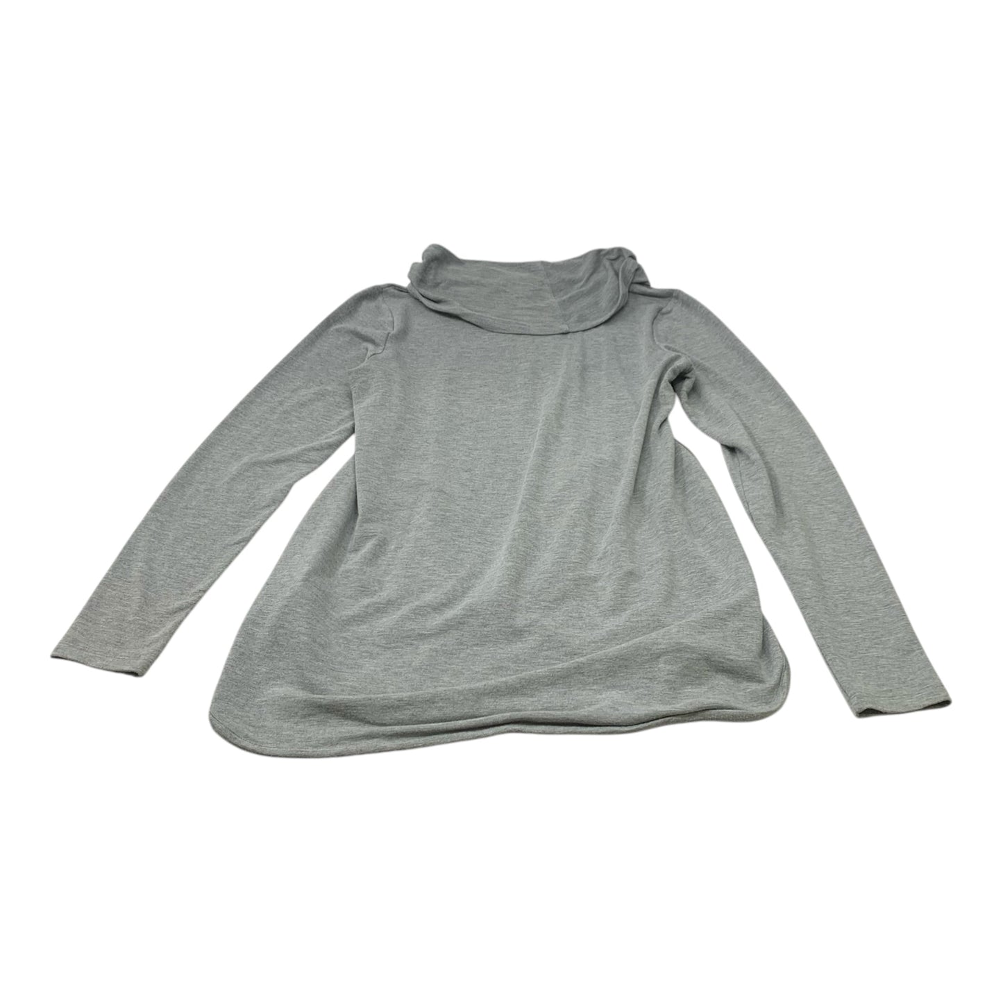 Top Long Sleeve By Cable And Gauge In Grey, Size: M