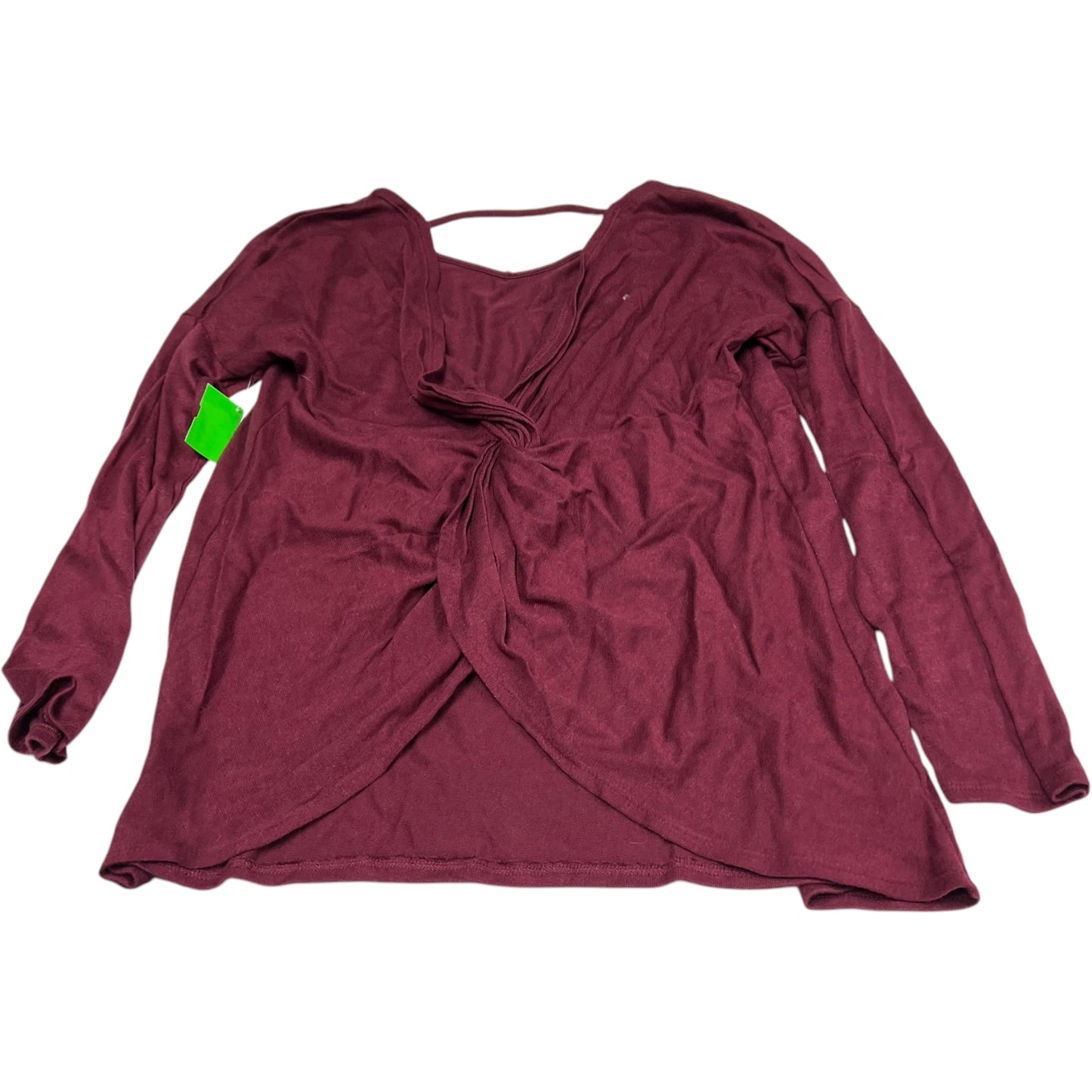 Top Long Sleeve By Clothes Mentor In Red, Size: Xl