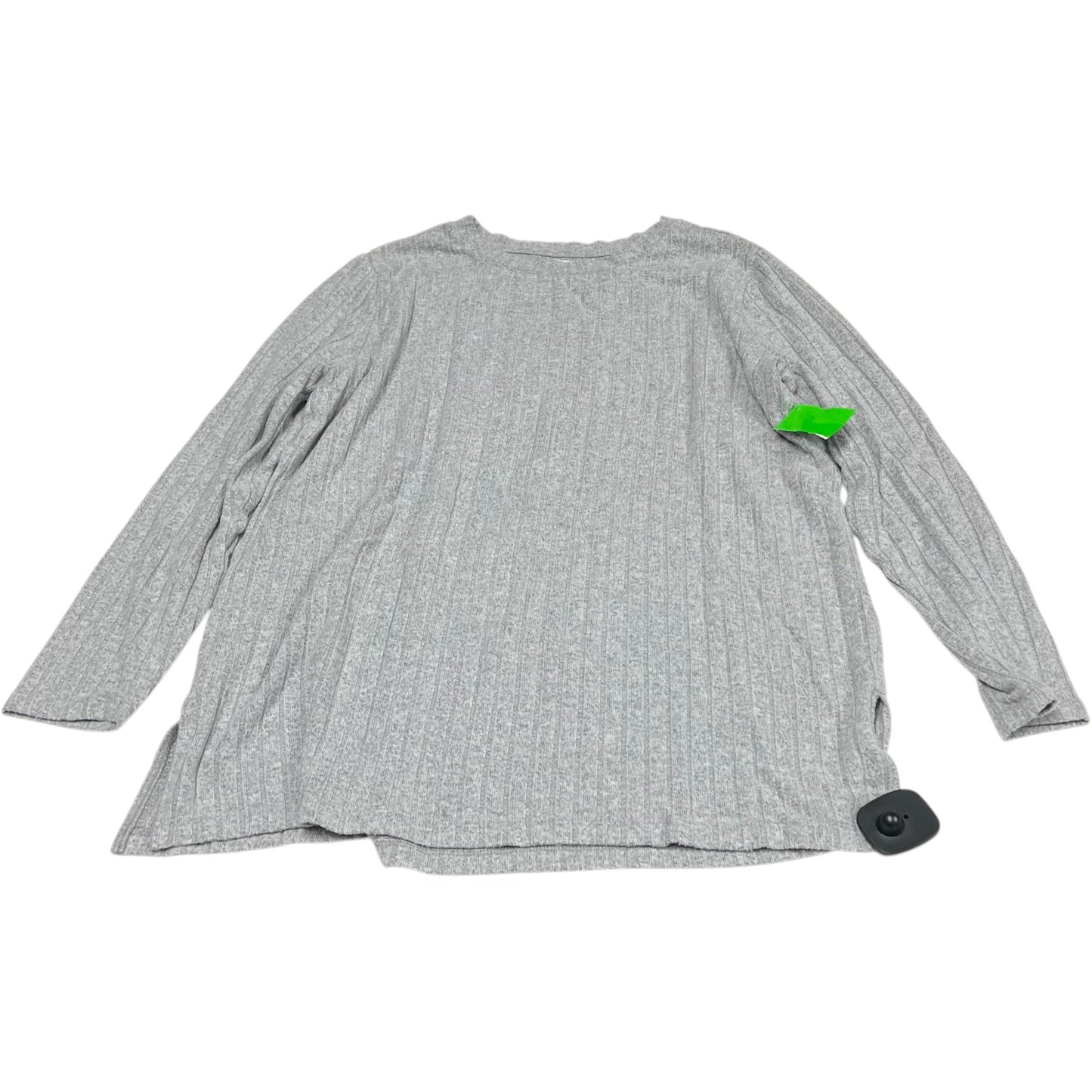 Top Long Sleeve By Lou And Grey In Grey, Size: Xl