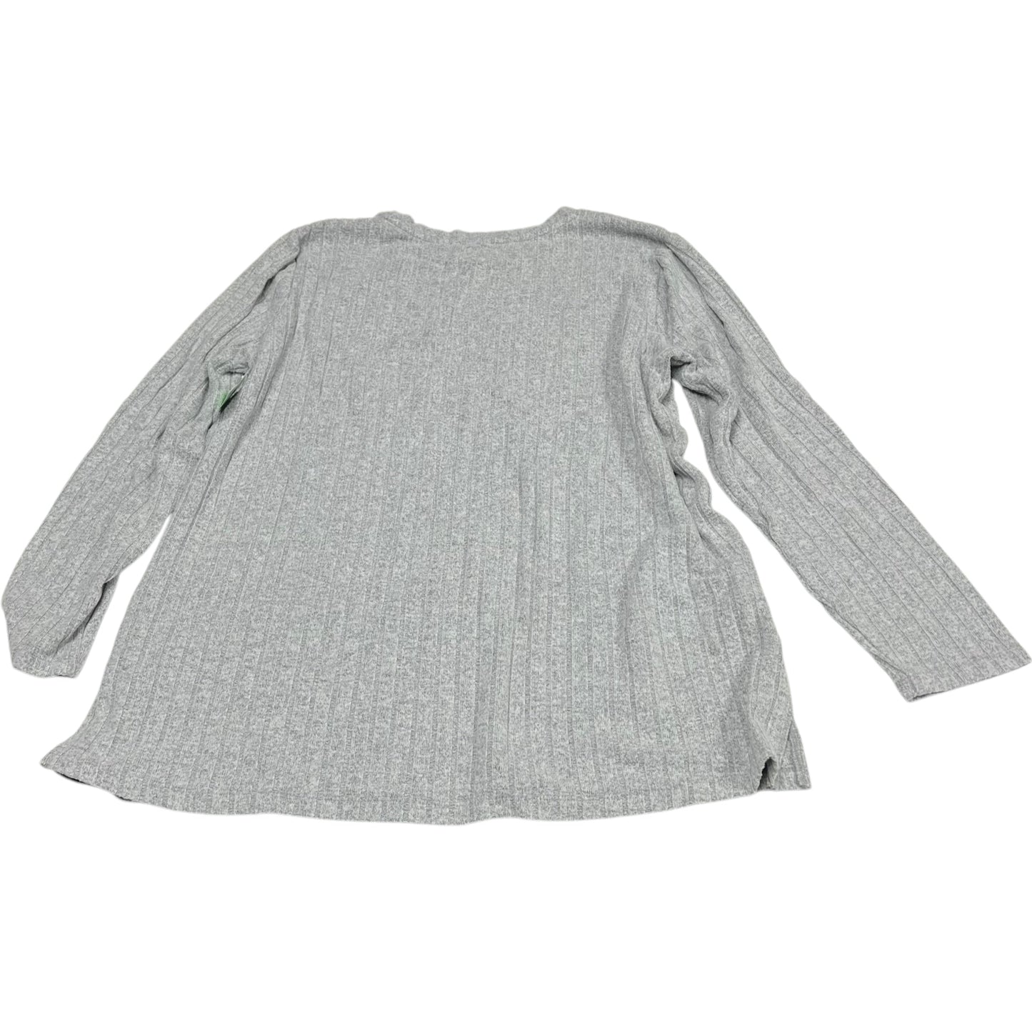 Top Long Sleeve By Lou And Grey In Grey, Size: Xl