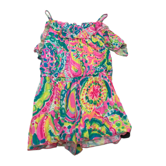 Multi-colored  Romper Designer By Lilly Pulitzer  Size: M