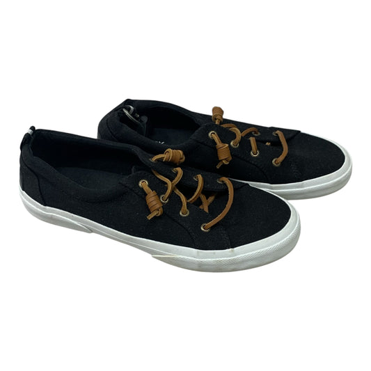 Shoes Sneakers By Sperry In Black, Size: 10