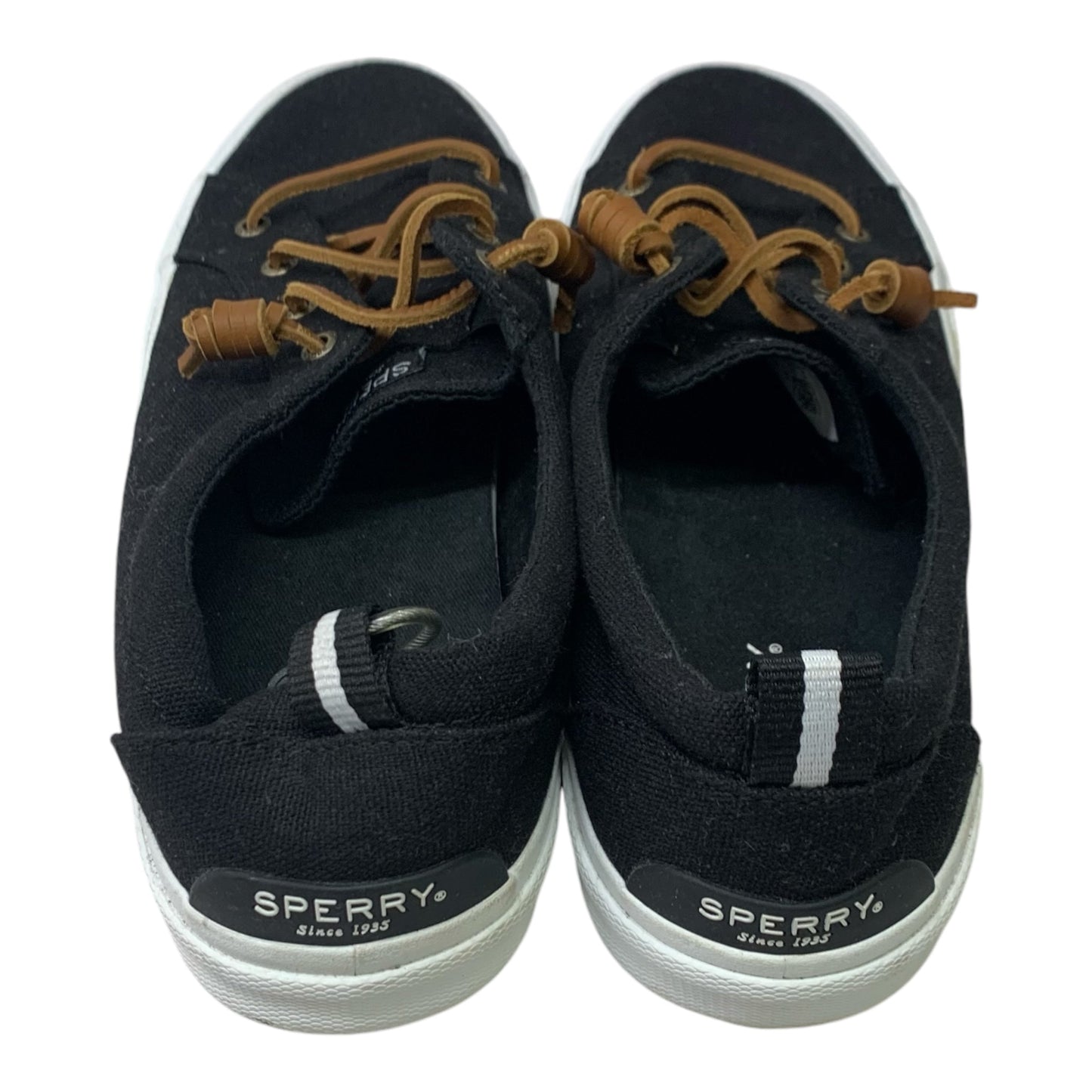 Shoes Sneakers By Sperry In Black, Size: 10