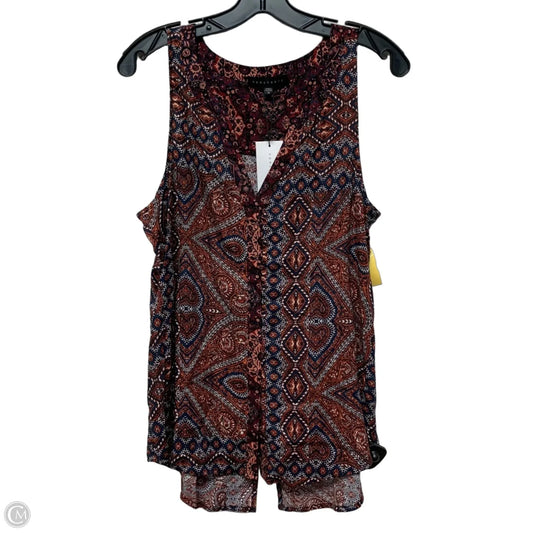 Tunic Sleeveless By Sanctuary In Blue & Orange, Size: M