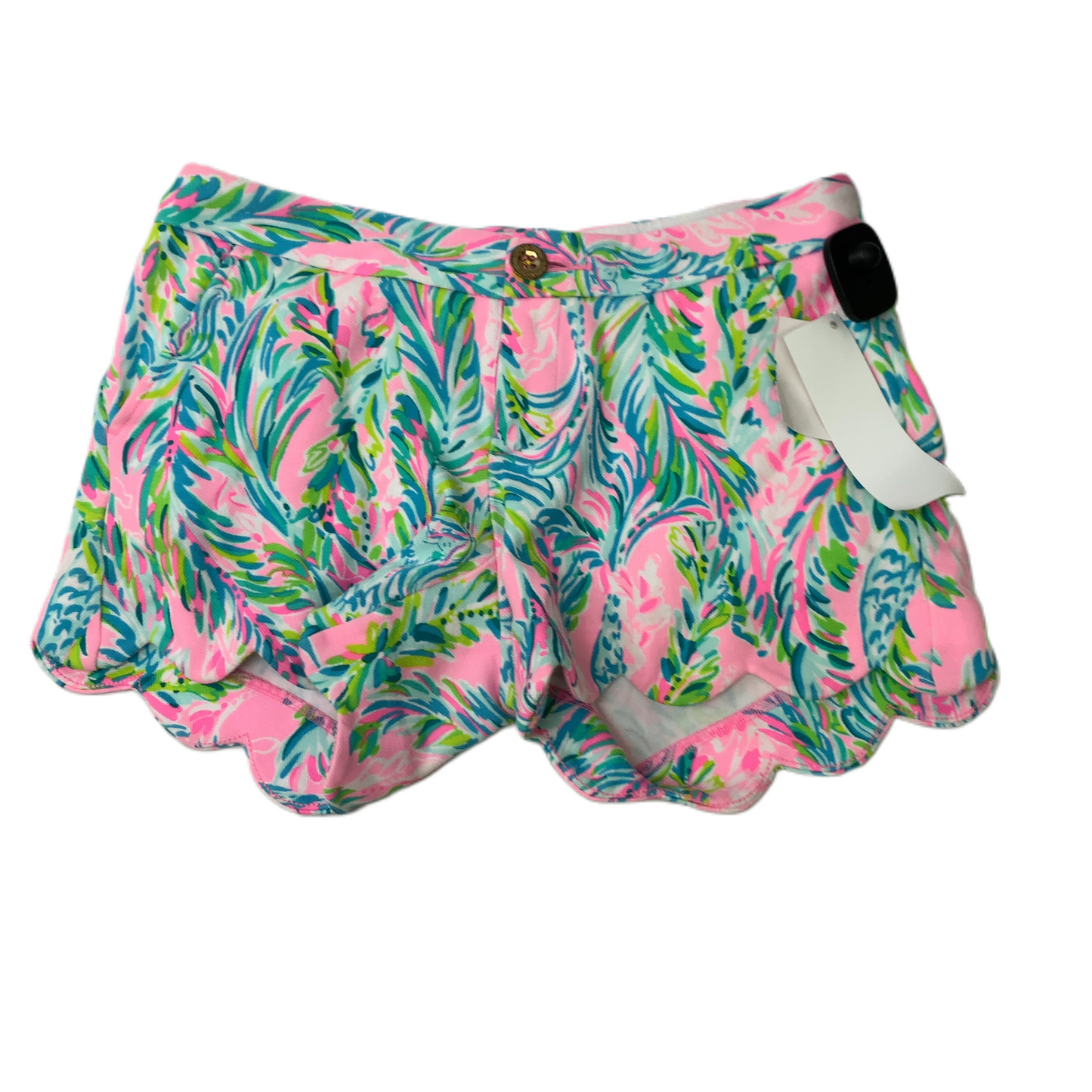 Green & Pink  Shorts Designer By Lilly Pulitzer  Size: 00