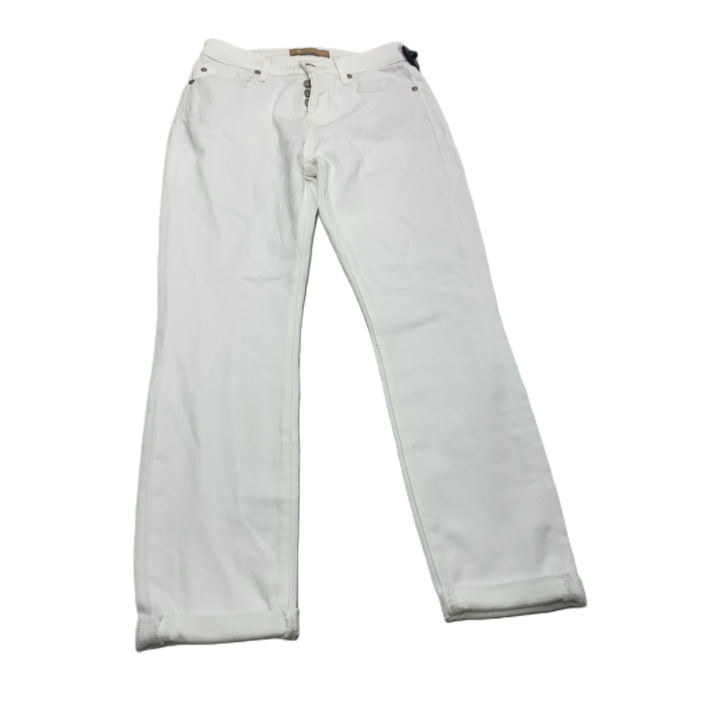 White  Pants Designer By 7 For All Mankind  Size: 0
