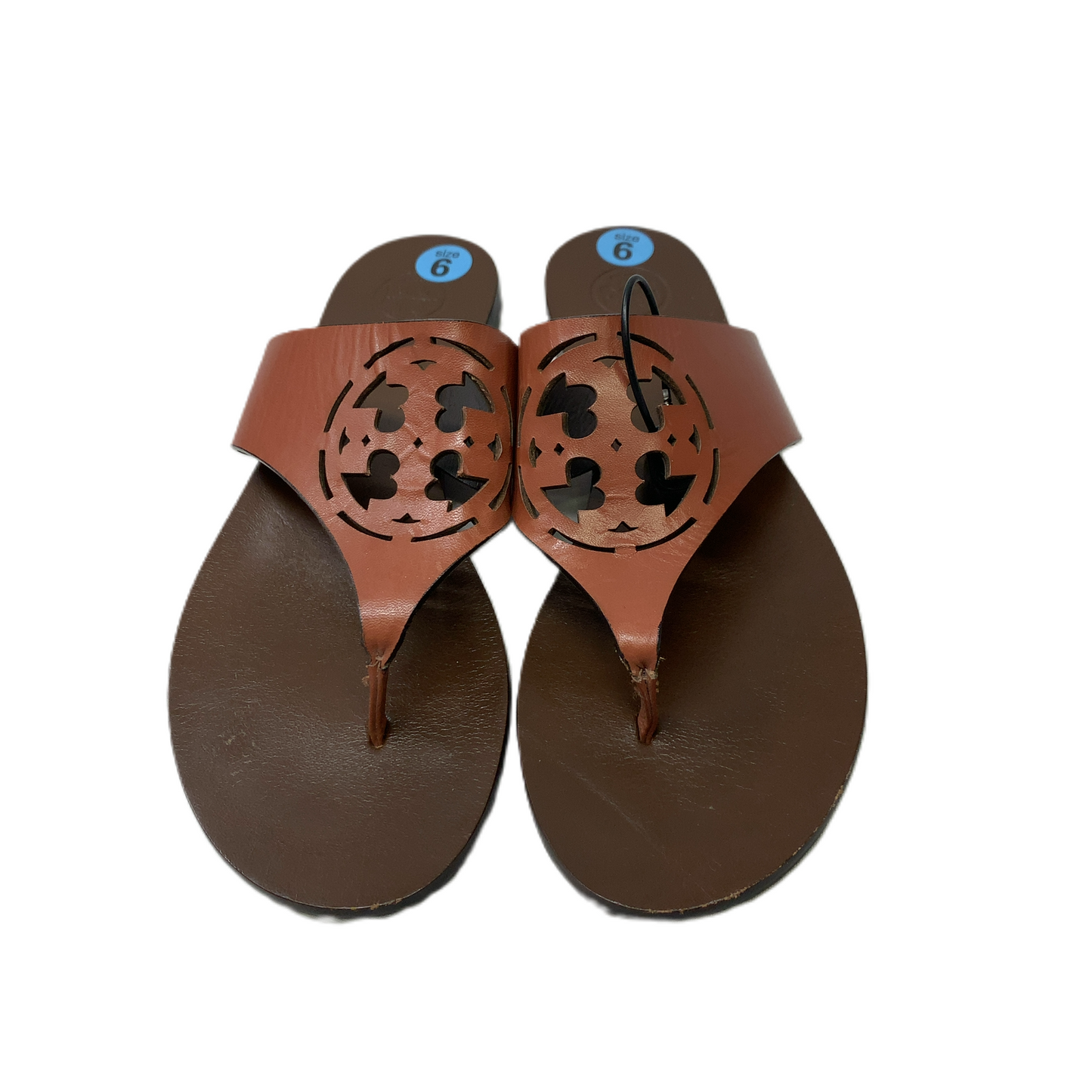 Brown  Sandals Designer By Tory Burch  Size: 6