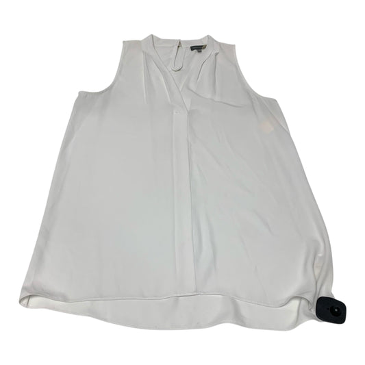 Top Sleeveless By Vince Camuto In White, Size: M