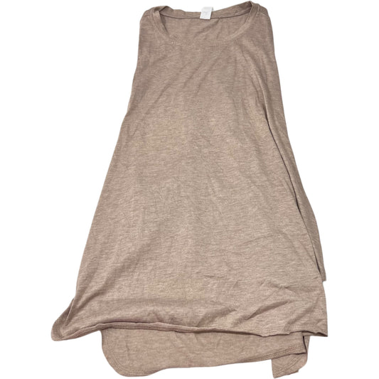 Athletic Tank Top By Icy Zone In Beige, Size: L