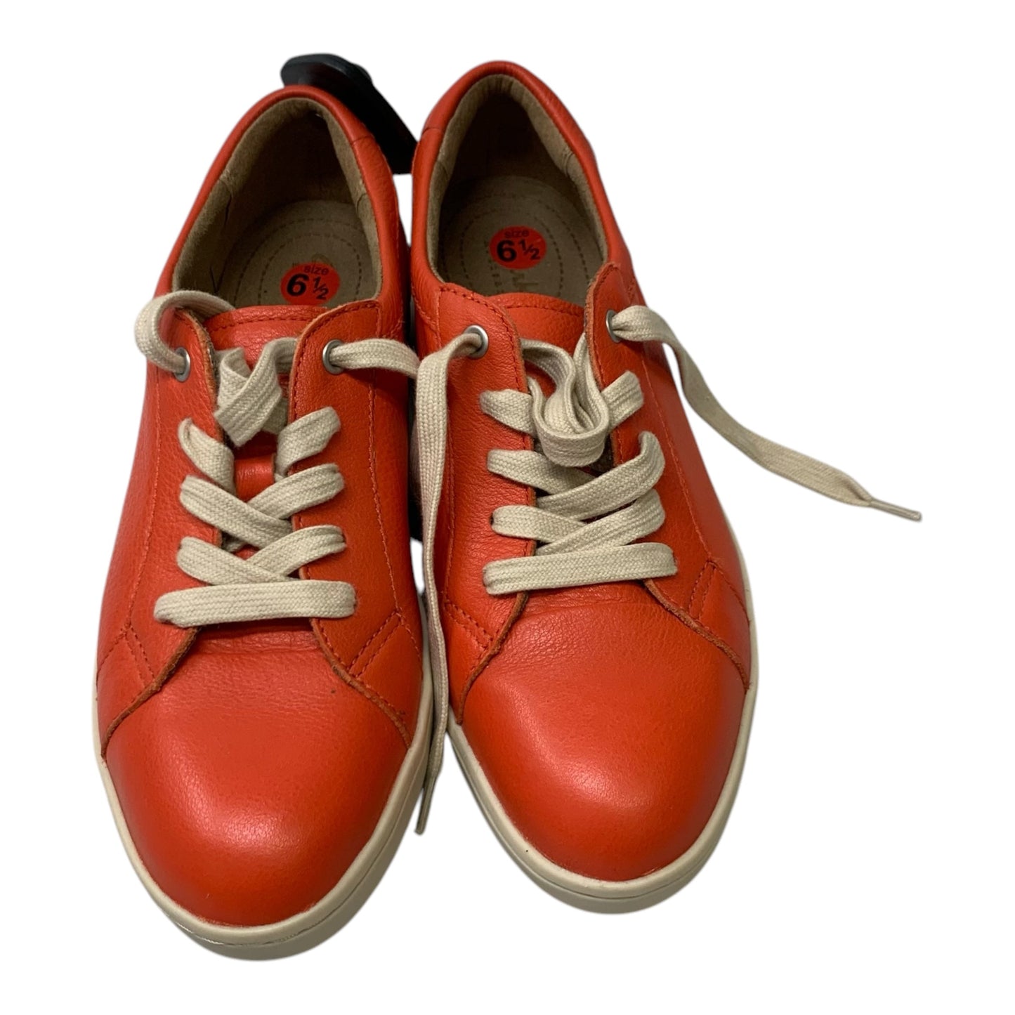 Shoes Sneakers By Clarks In Red, Size: 6.5