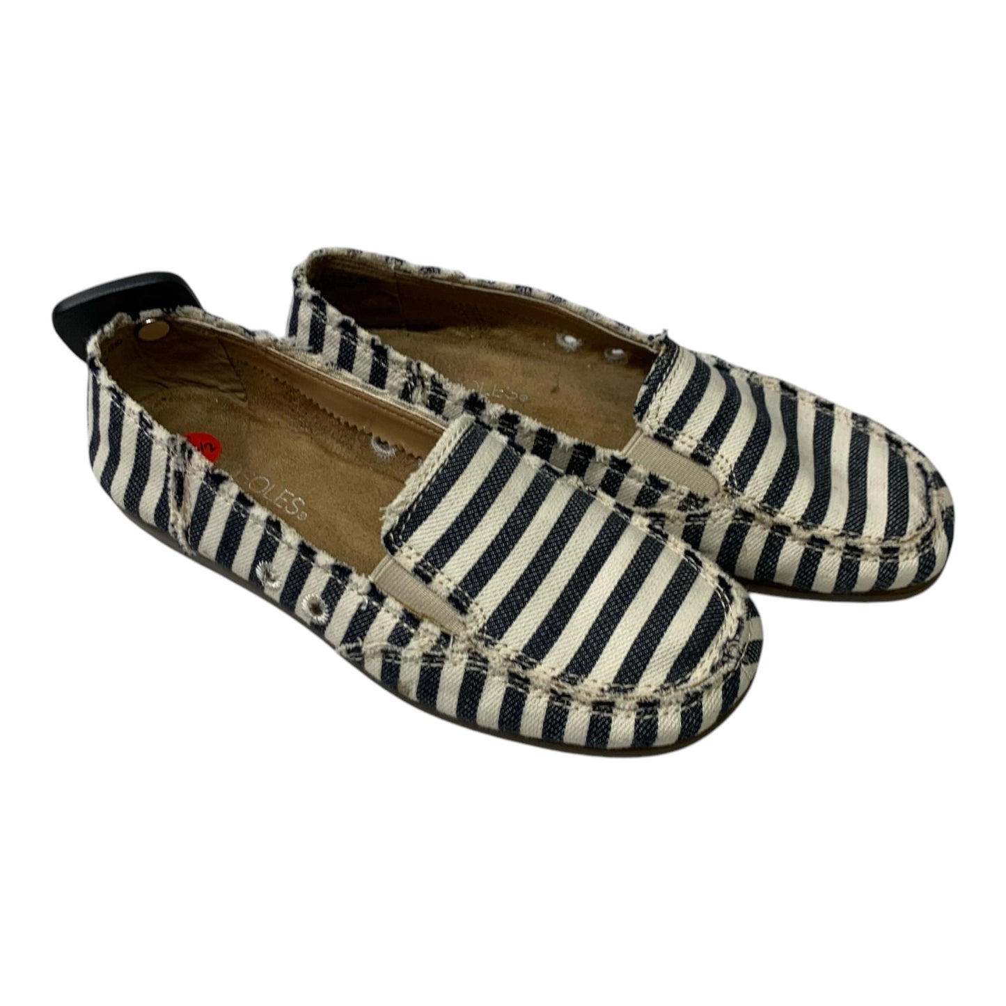 Shoes Flats By Aerosoles In Black & White, Size: 6.5