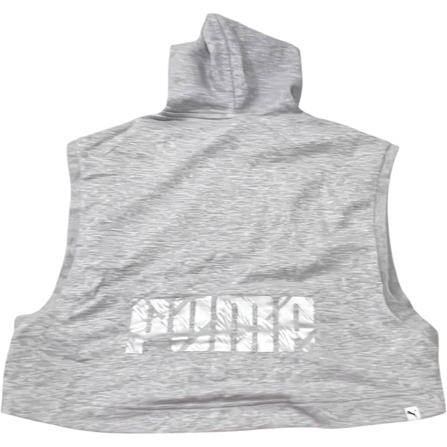 Athletic Tank Top By Puma In Grey, Size: M