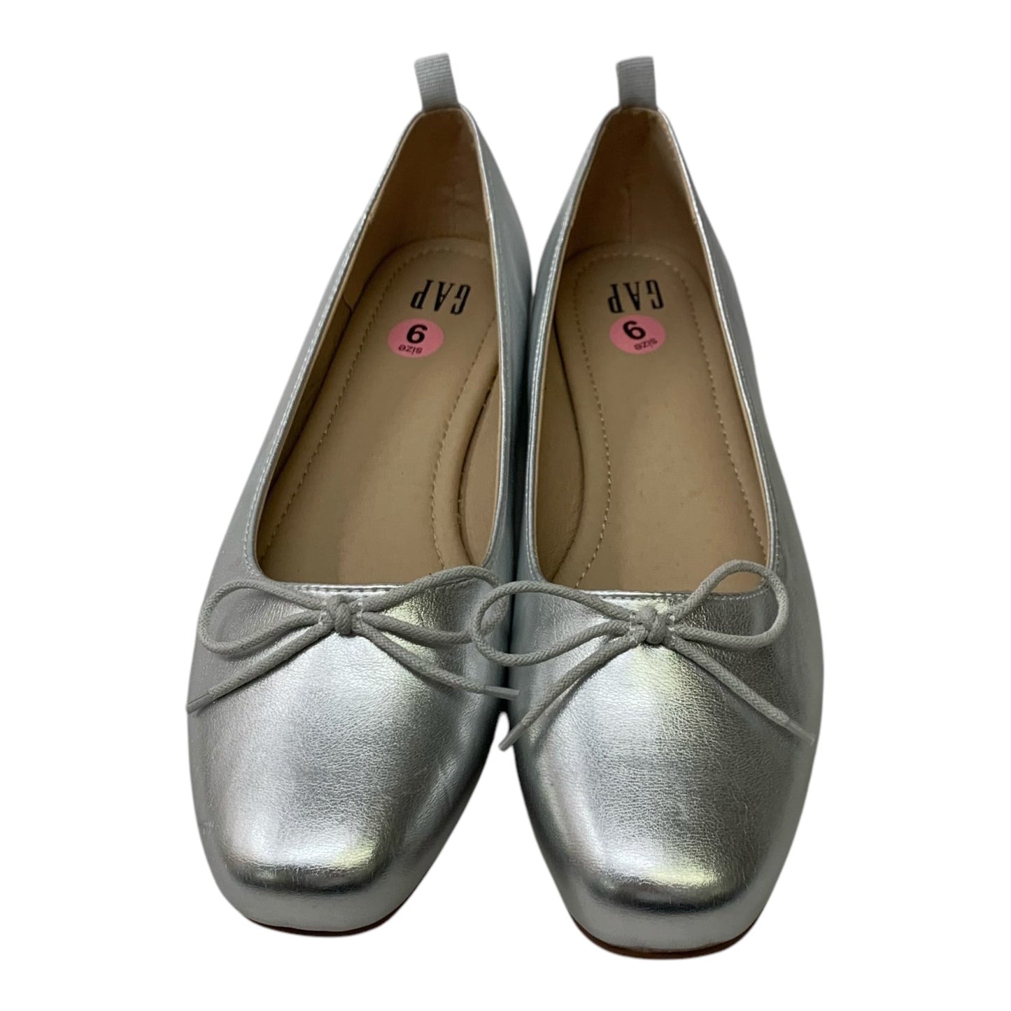 Shoes Flats By Gap In Silver, Size: 9