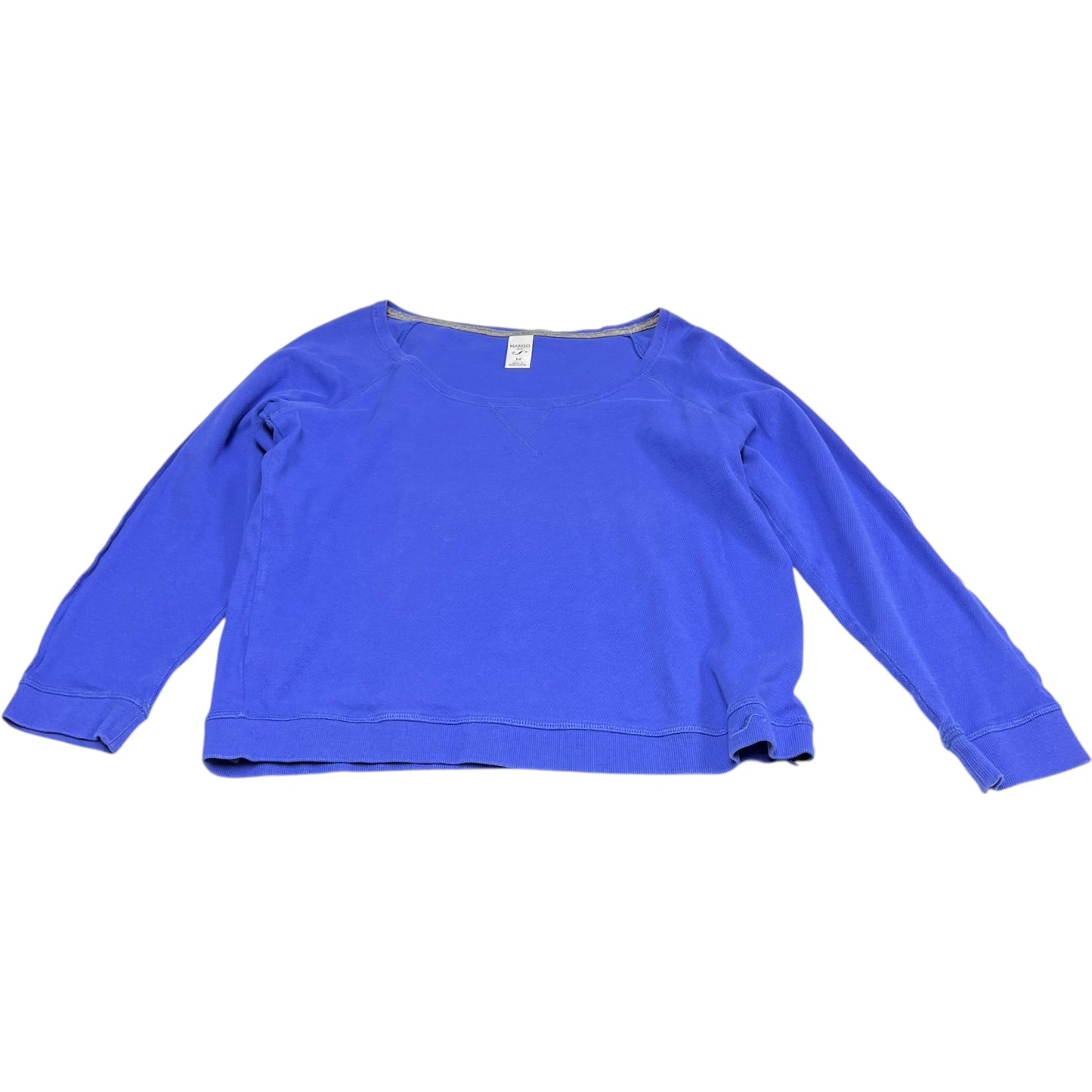 Athletic Top Long Sleeve Crewneck By Mango In Purple, Size: M