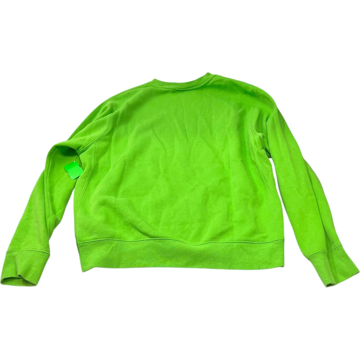 Athletic Sweatshirt Crewneck By Nike Apparel In Green, Size: M