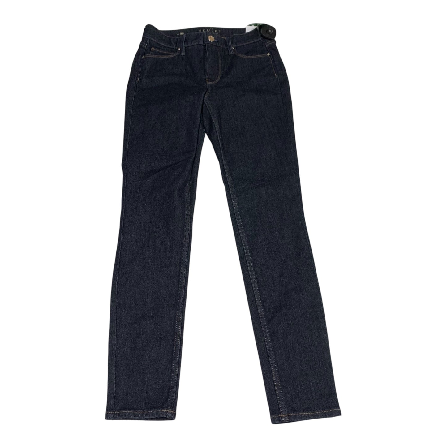 Jeans Skinny By White House Black Market In Blue Denim, Size: 0