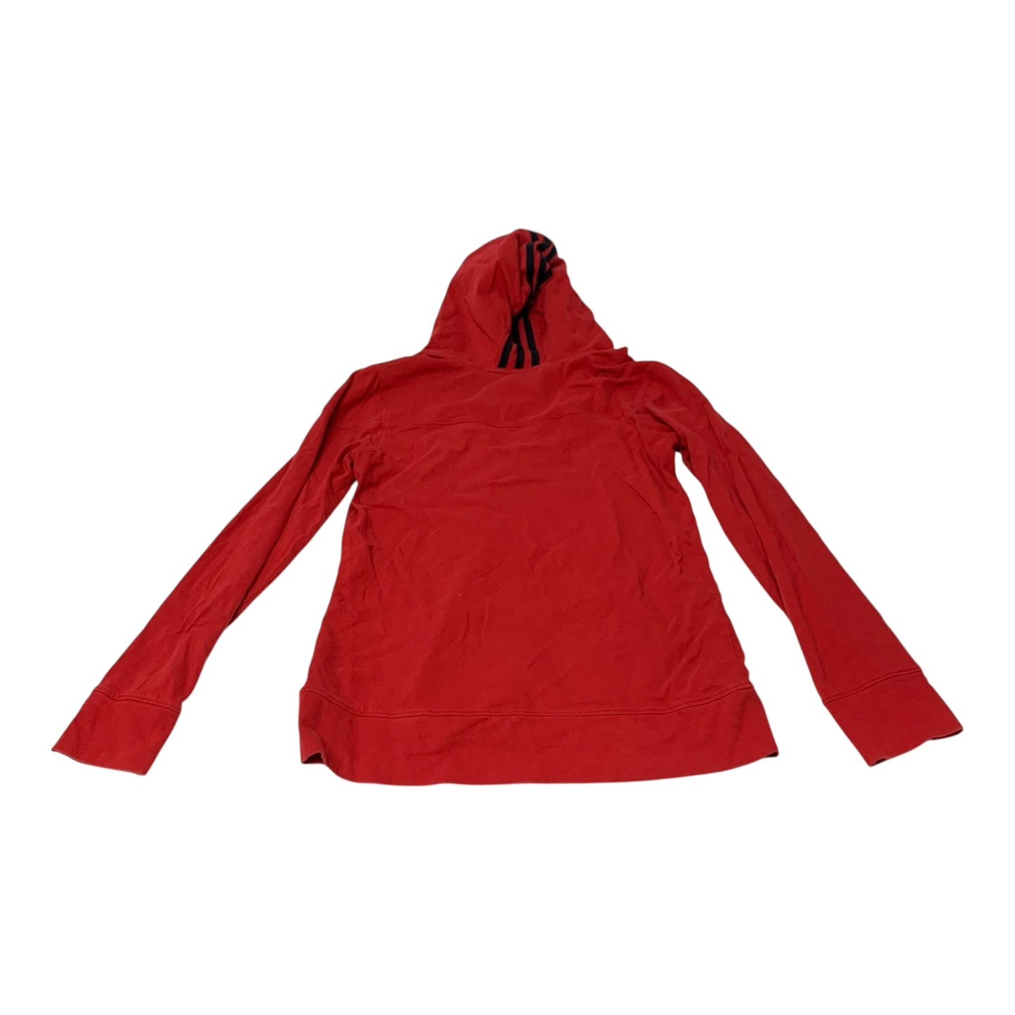 Athletic Sweatshirt Hoodie By Adidas In Red, Size: M