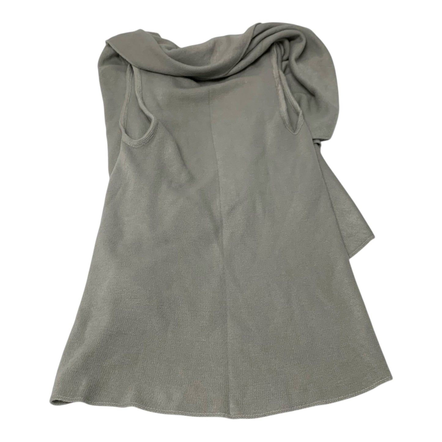 Poncho By Look In Grey, Size: Osfm