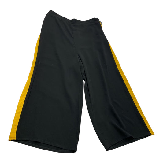 Pants Wide Leg By Asos In Black & Yellow, Size: M