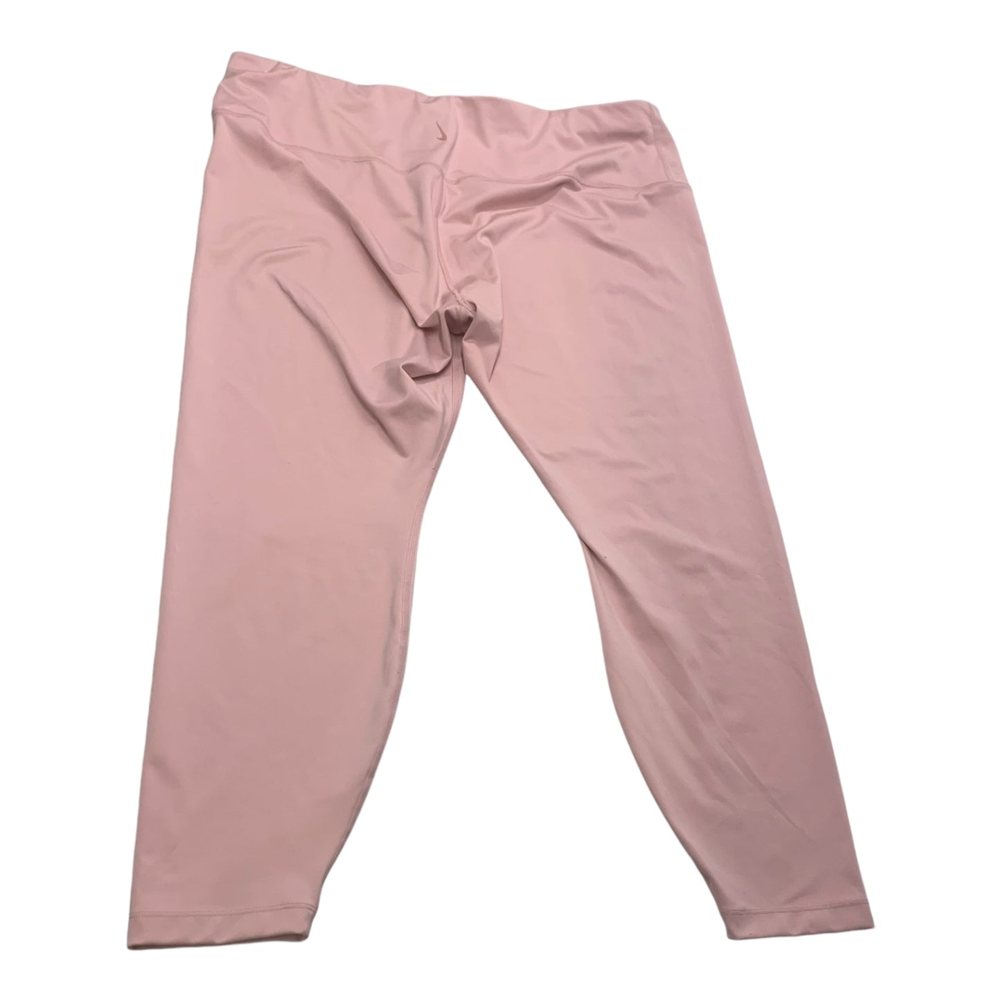 Athletic Capris By Nike Apparel In Pink, Size: 3x