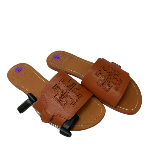 Brown  Sandals Designer By Tory Burch  Size: 8