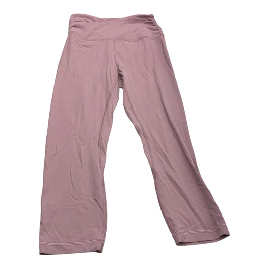 Athletic Capris By Lululemon In Pink, Size: S