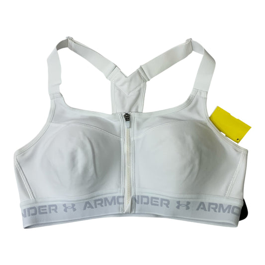 Athletic Bra By Under Armour In White, Size: S