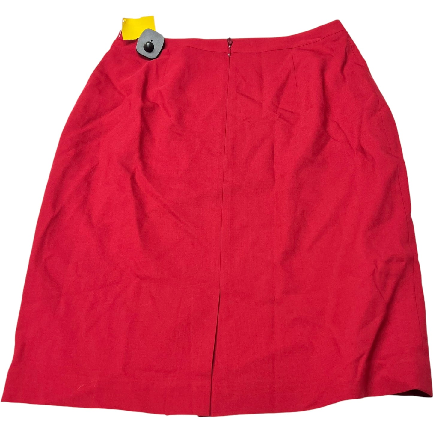 Skirt Midi By Brooks Brothers In Red, Size: 12