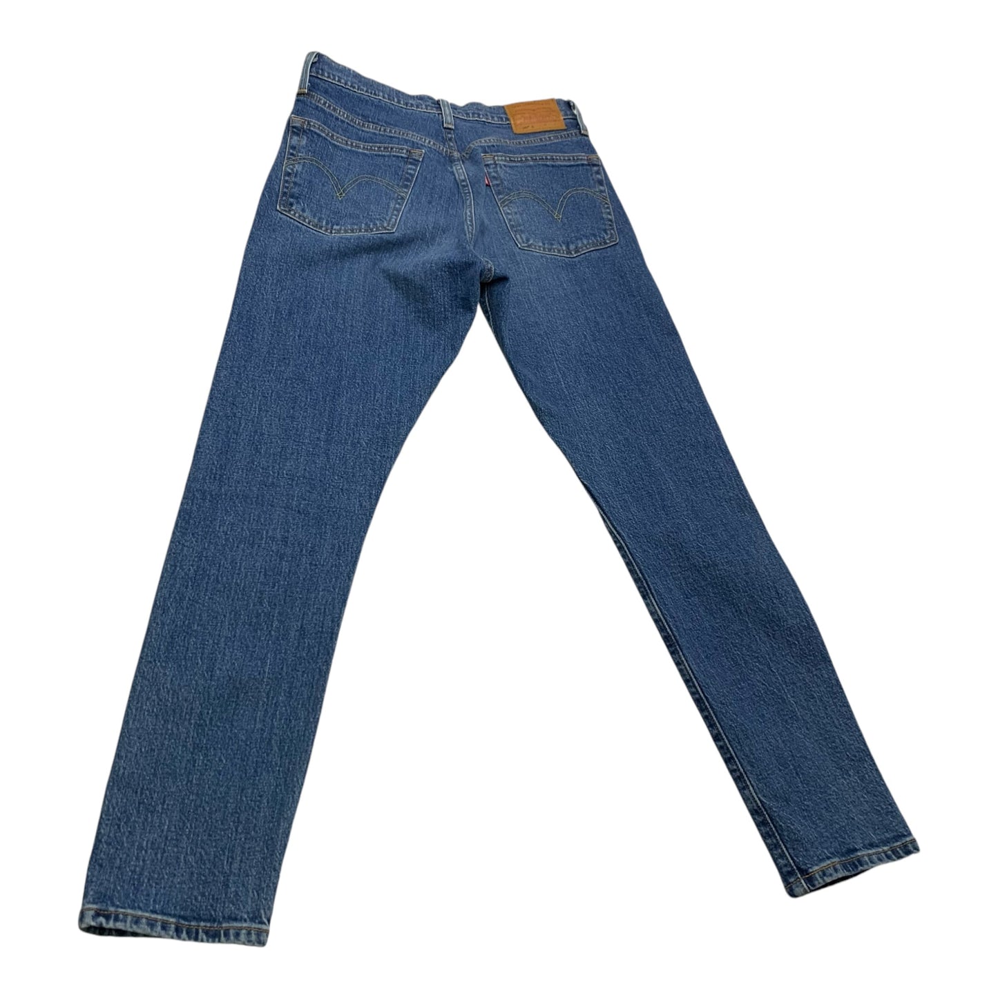 Jeans Straight By Levis In Blue Denim, Size: 2