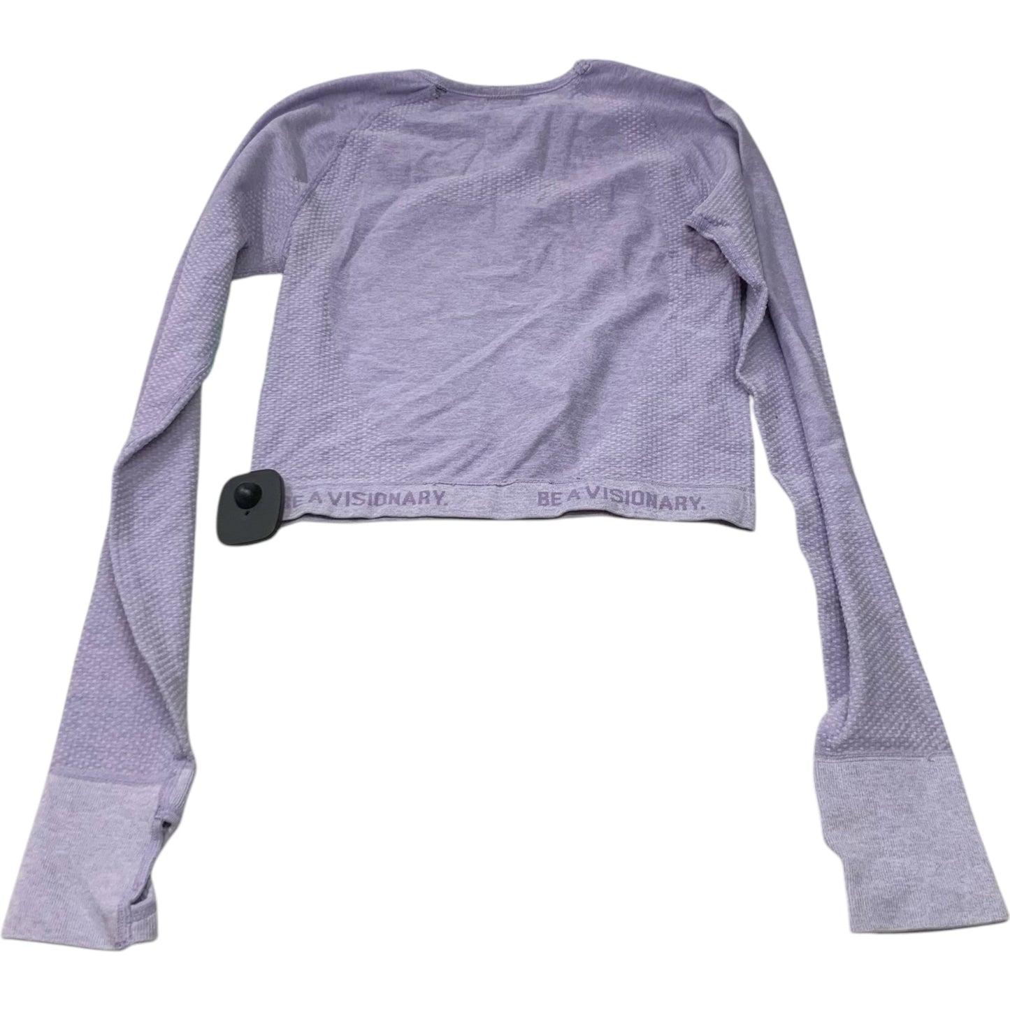 Athletic Top Long Sleeve Crewneck By Gym Shark In Purple, Size: S