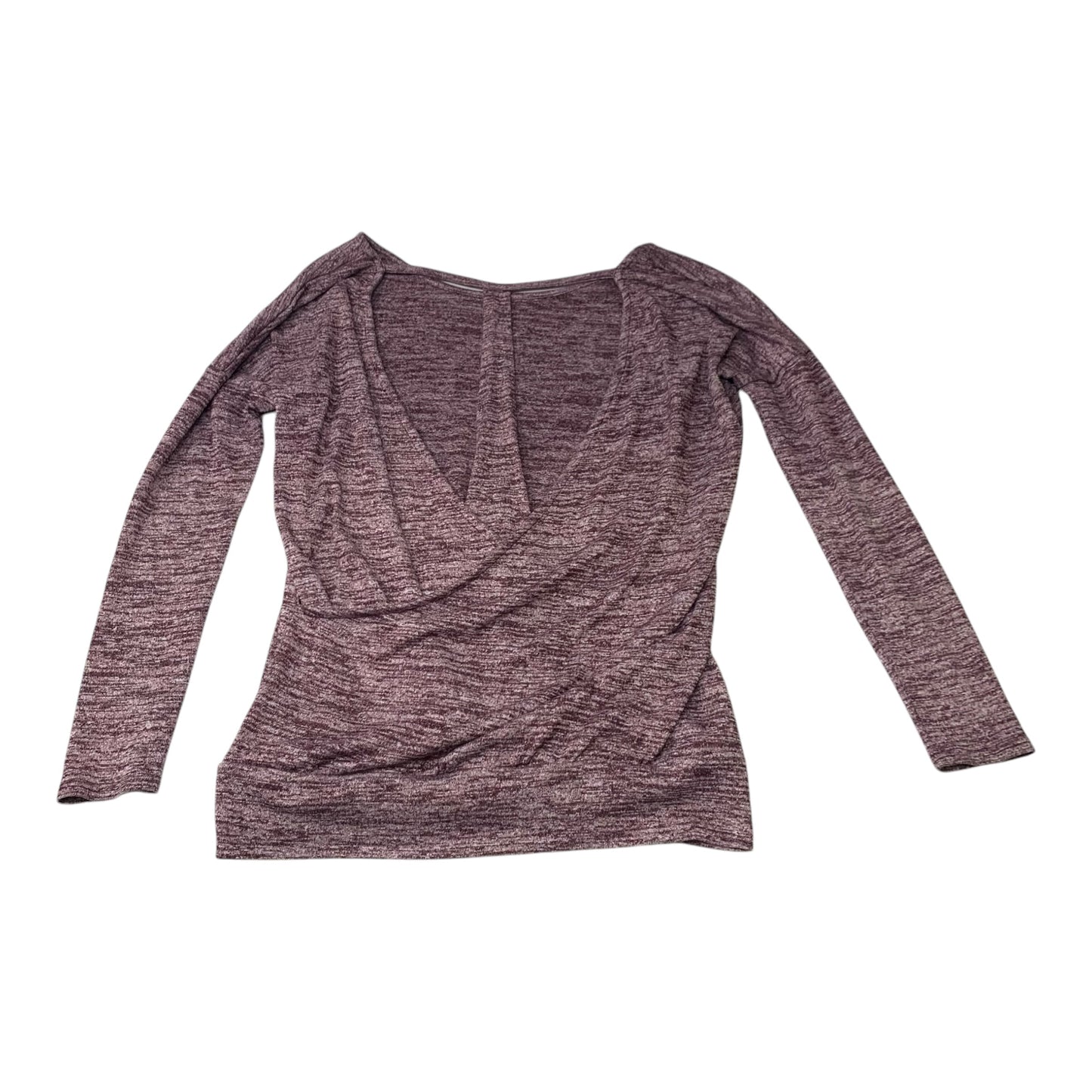 Top Long Sleeve By Athleta In Red, Size: Xs