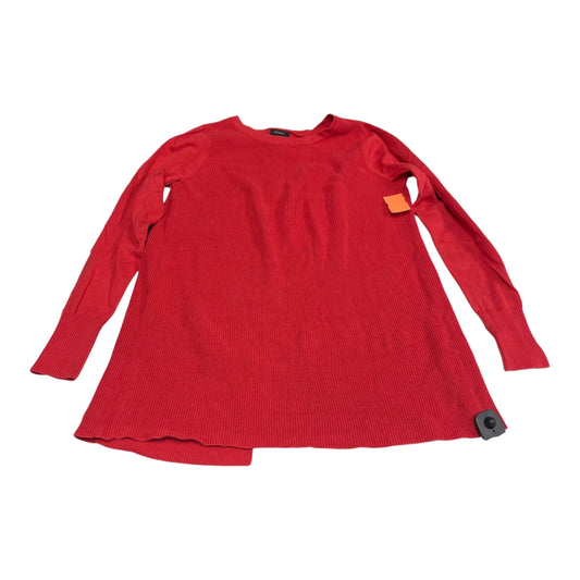 Top Long Sleeve By Halogen In Red, Size: S