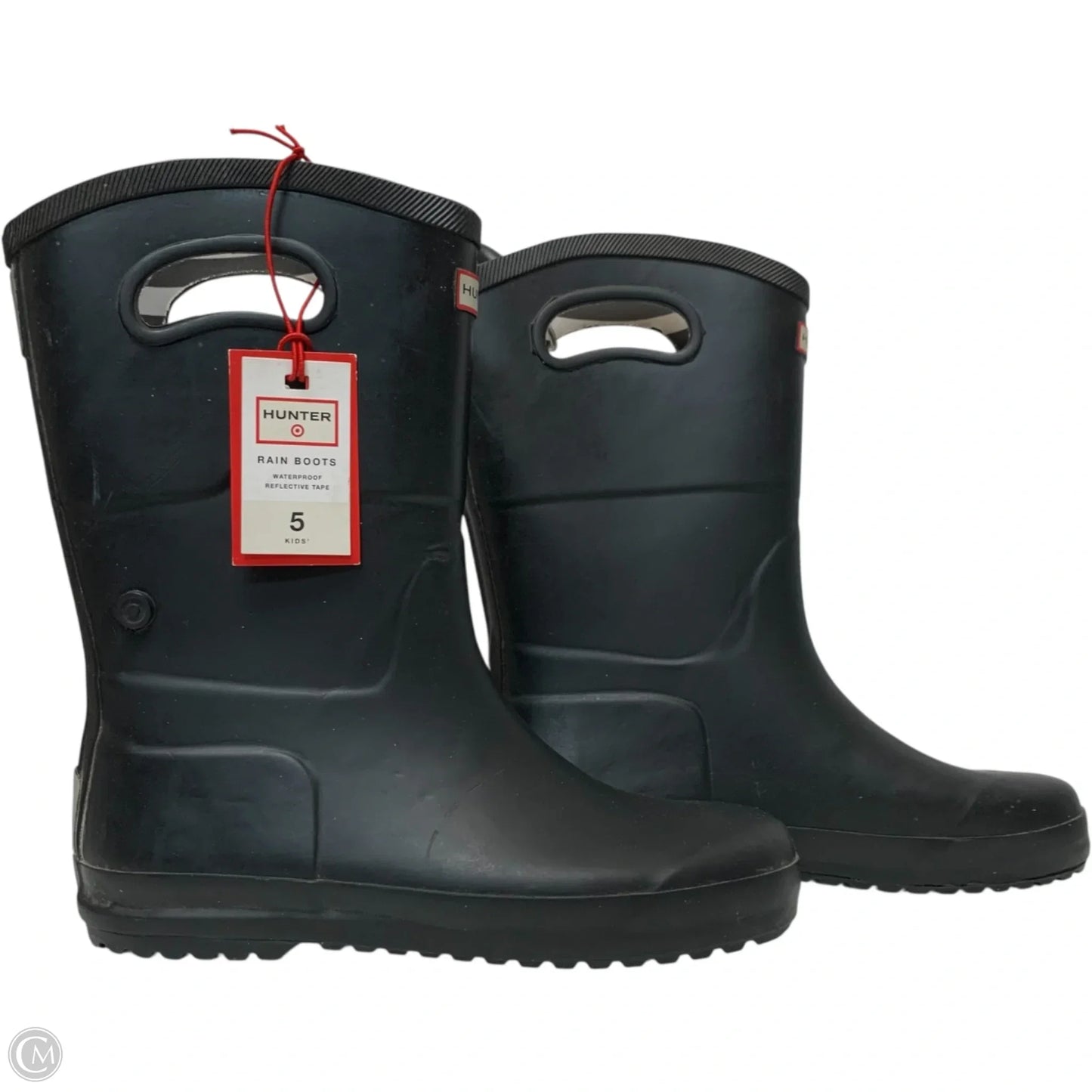 Boots Designer By Hunter In Black, Size: 5