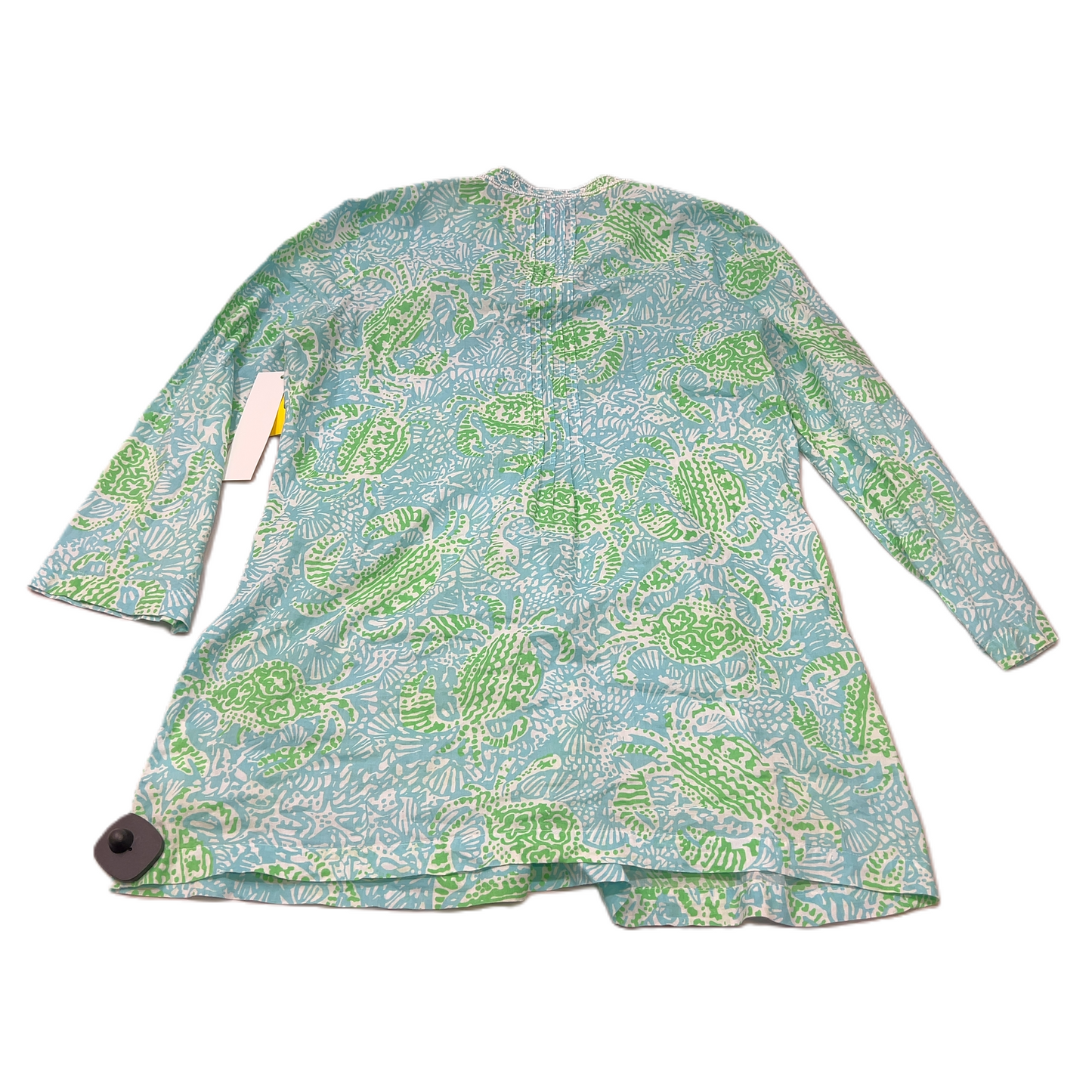 Blue & Green  Top Long Sleeve Designer By Lilly Pulitzer  Size: M