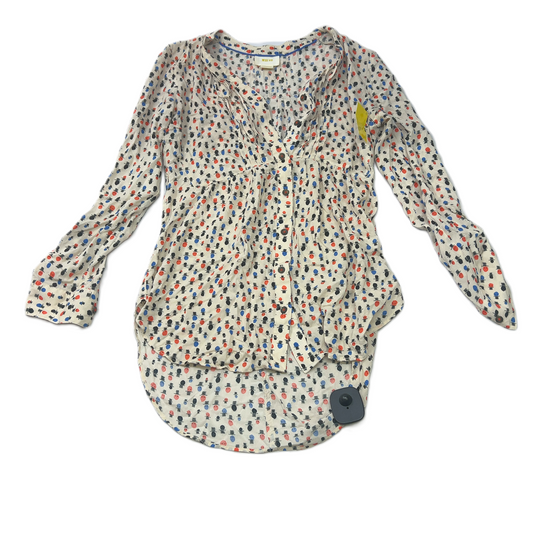 Multi-colored  Top Long Sleeve By Maeve  Size: Xs