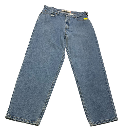 Jeans Straight By Levis In Blue Denim, Size: 18