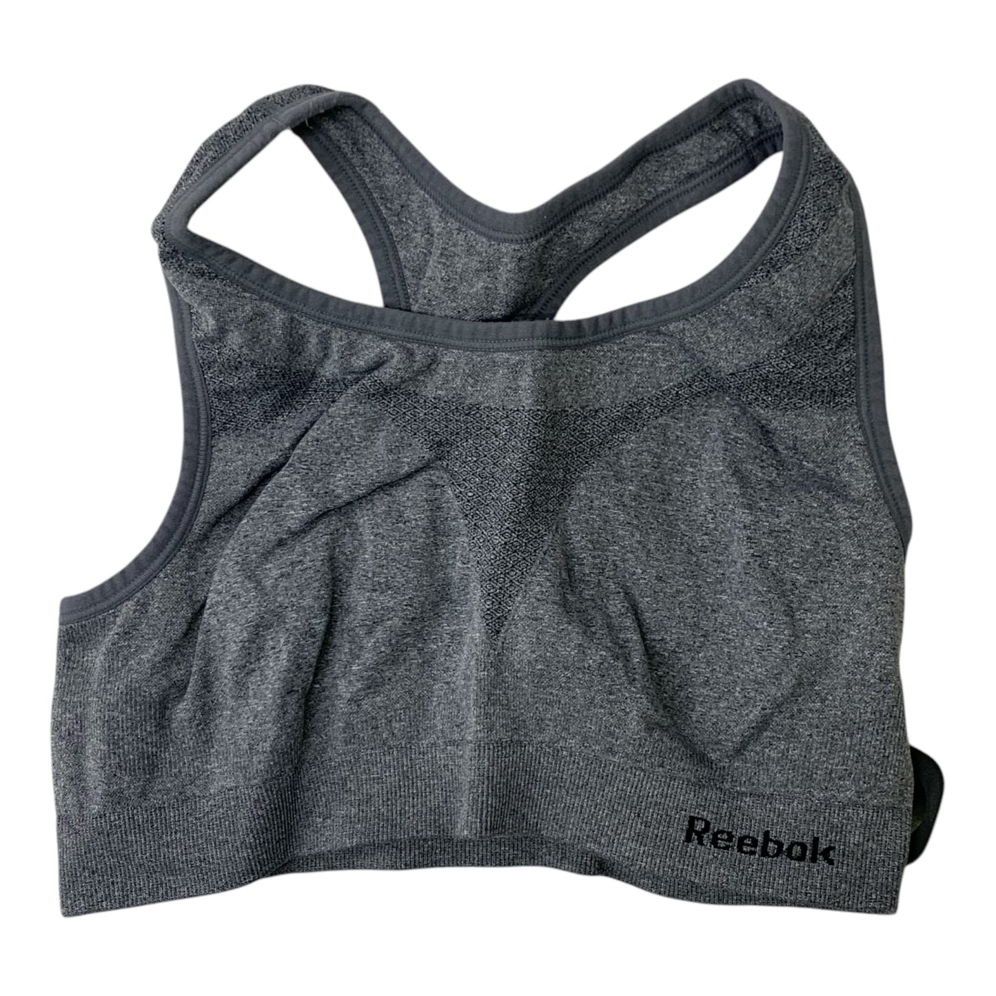 Athletic Bra By Reebok In Grey, Size: M