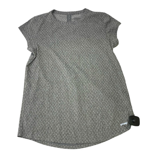 Athletic Top Short Sleeve By Patagonia In Grey, Size: S