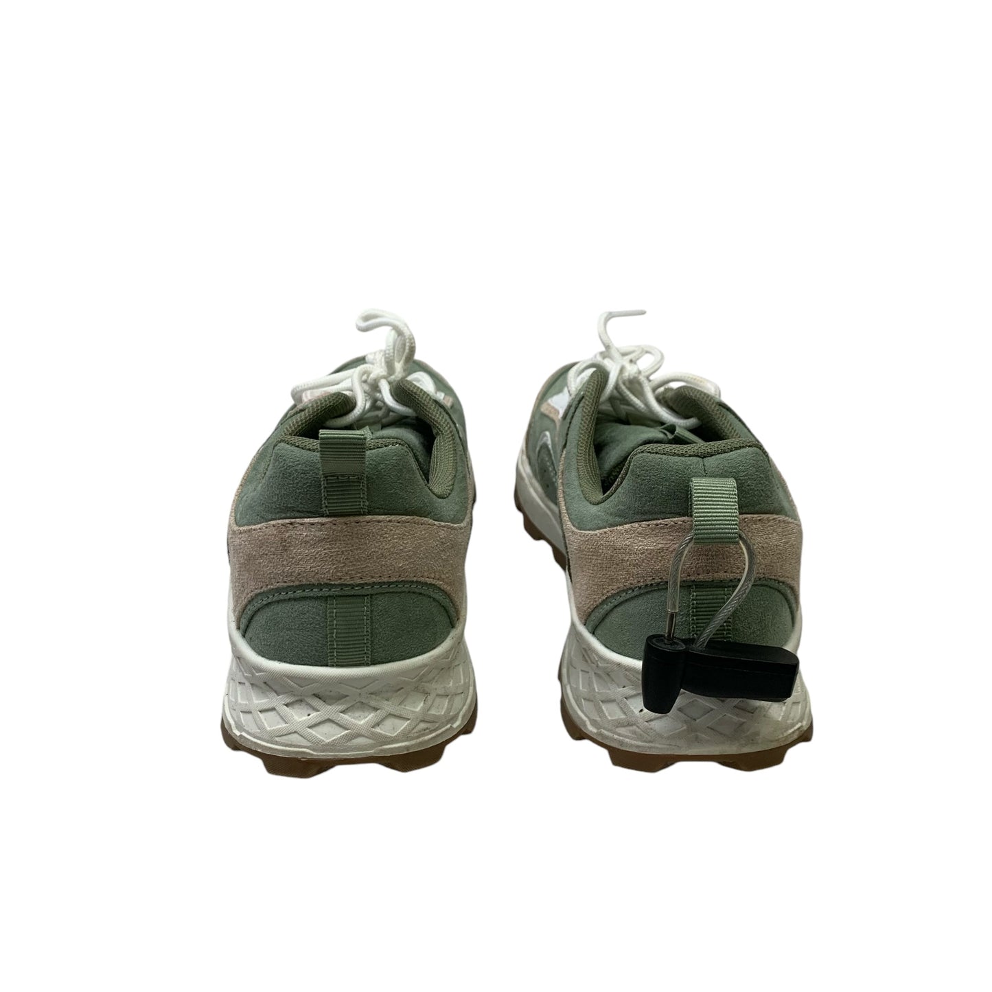 Shoes Sneakers By Just Fab In Green, Size: 7