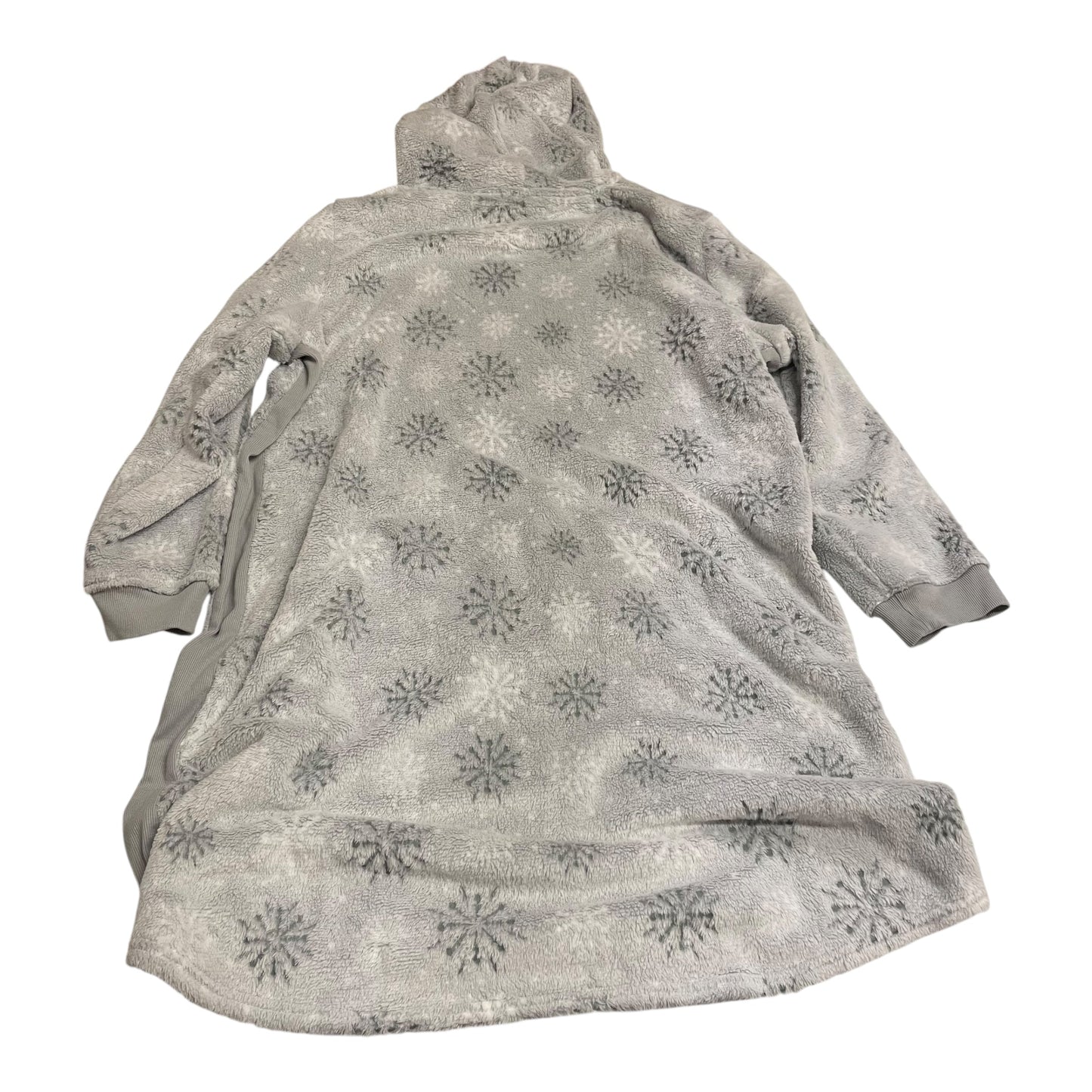 Sweatshirt Hoodie By Muk Luks In Grey, Size: 2x