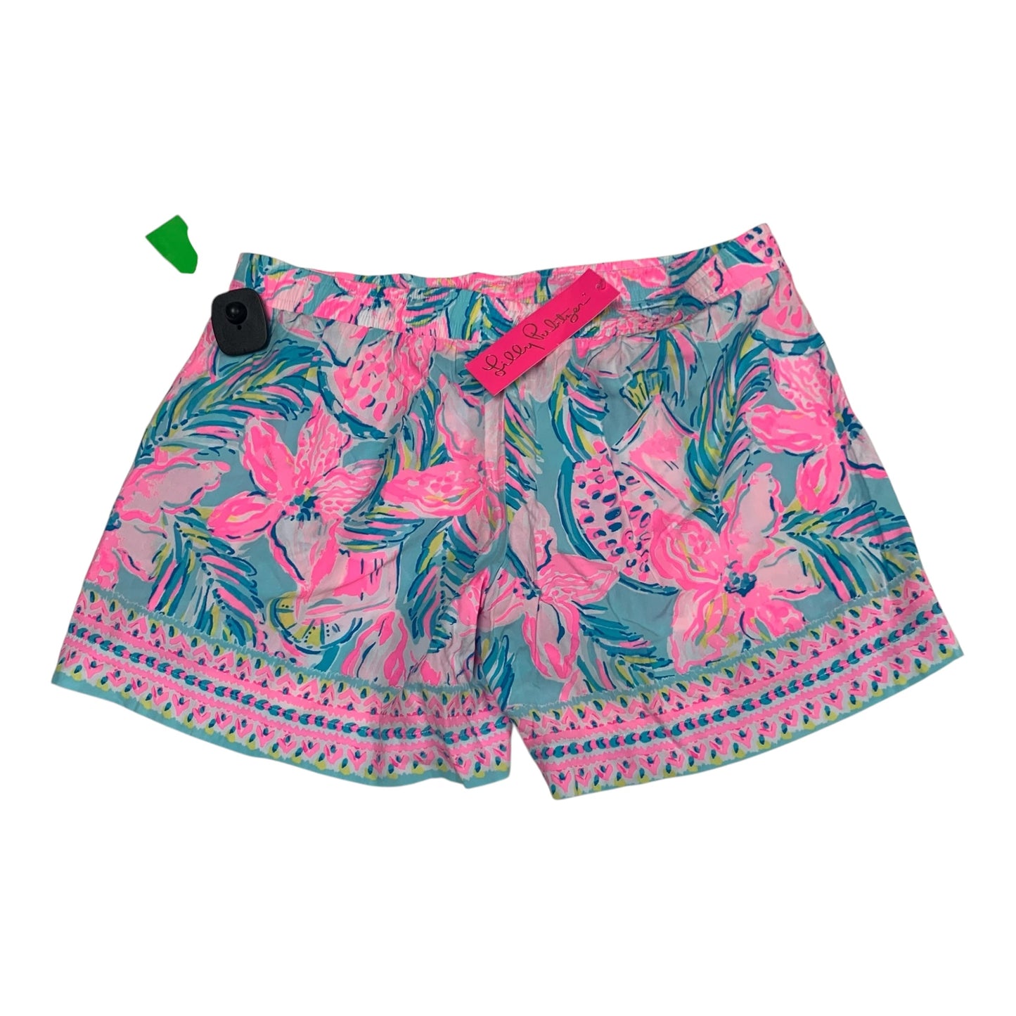 Shorts Designer By Lilly Pulitzer In Blue & Pink, Size: L