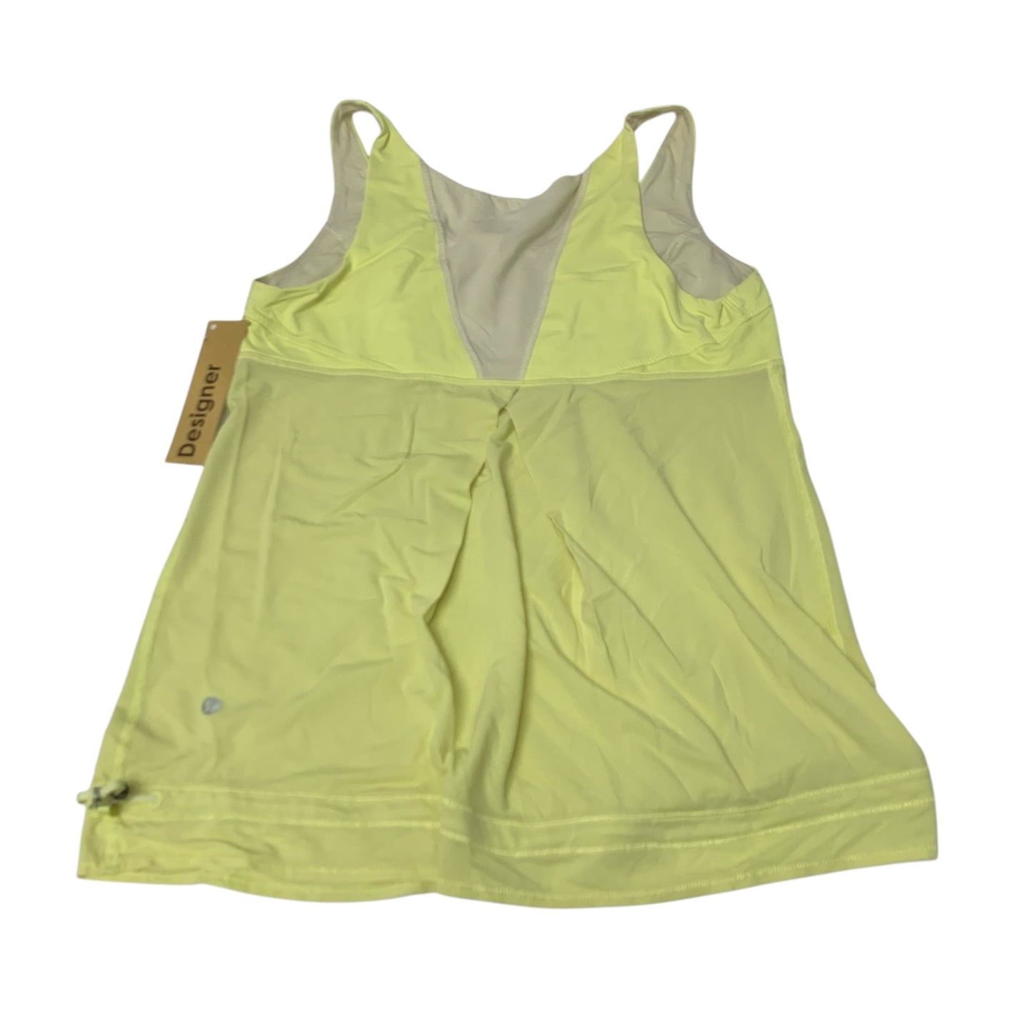 Athletic Tank Top By Lululemon In Yellow, Size: Xl