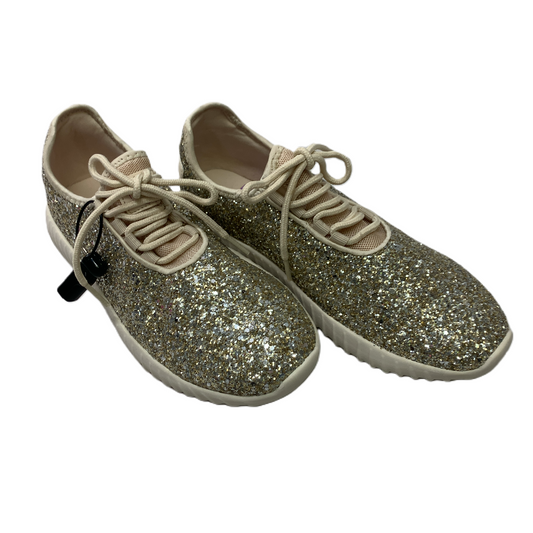 Gold  Shoes Sneakers By Southern Fried Chics  Size: 9
