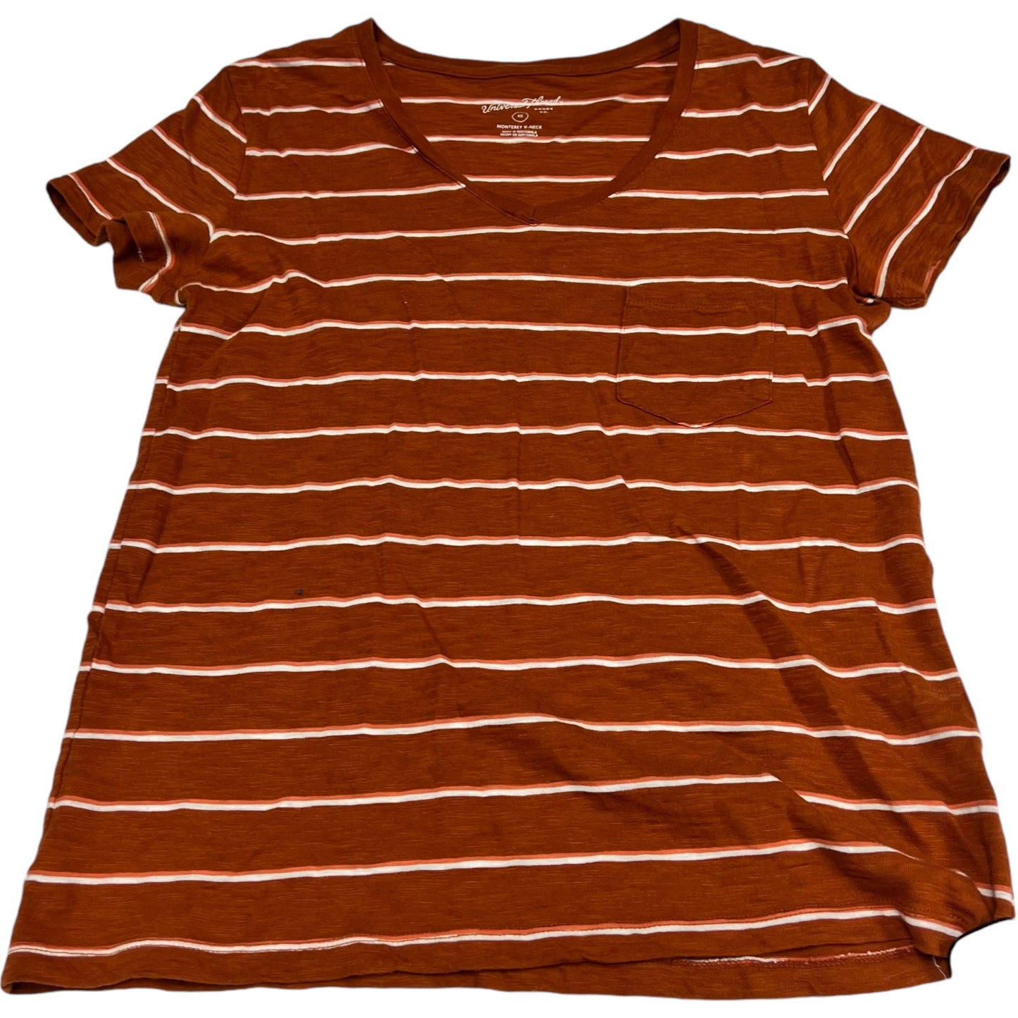 Top Short Sleeve By Universal Thread In Orange, Size: Xs