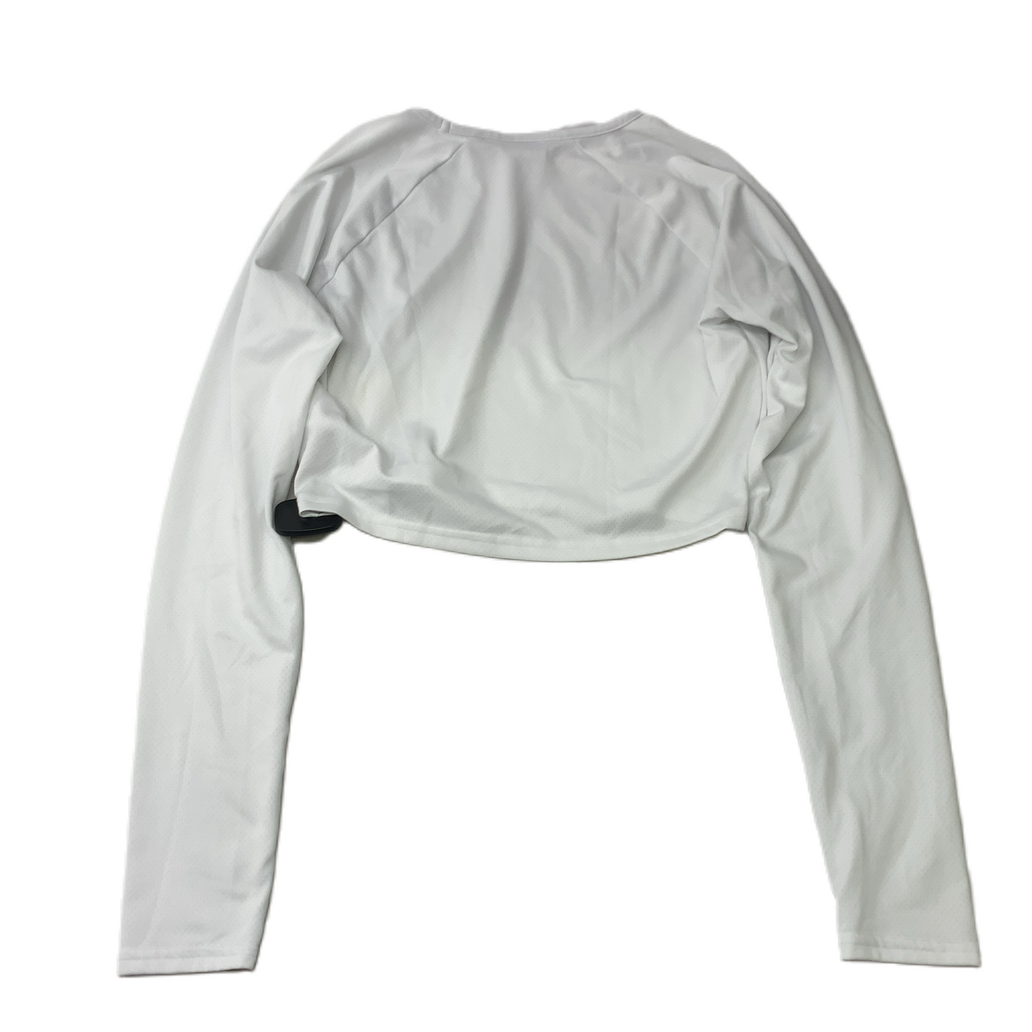 White  Athletic Top Long Sleeve Crewneck By Gym Shark  Size: M