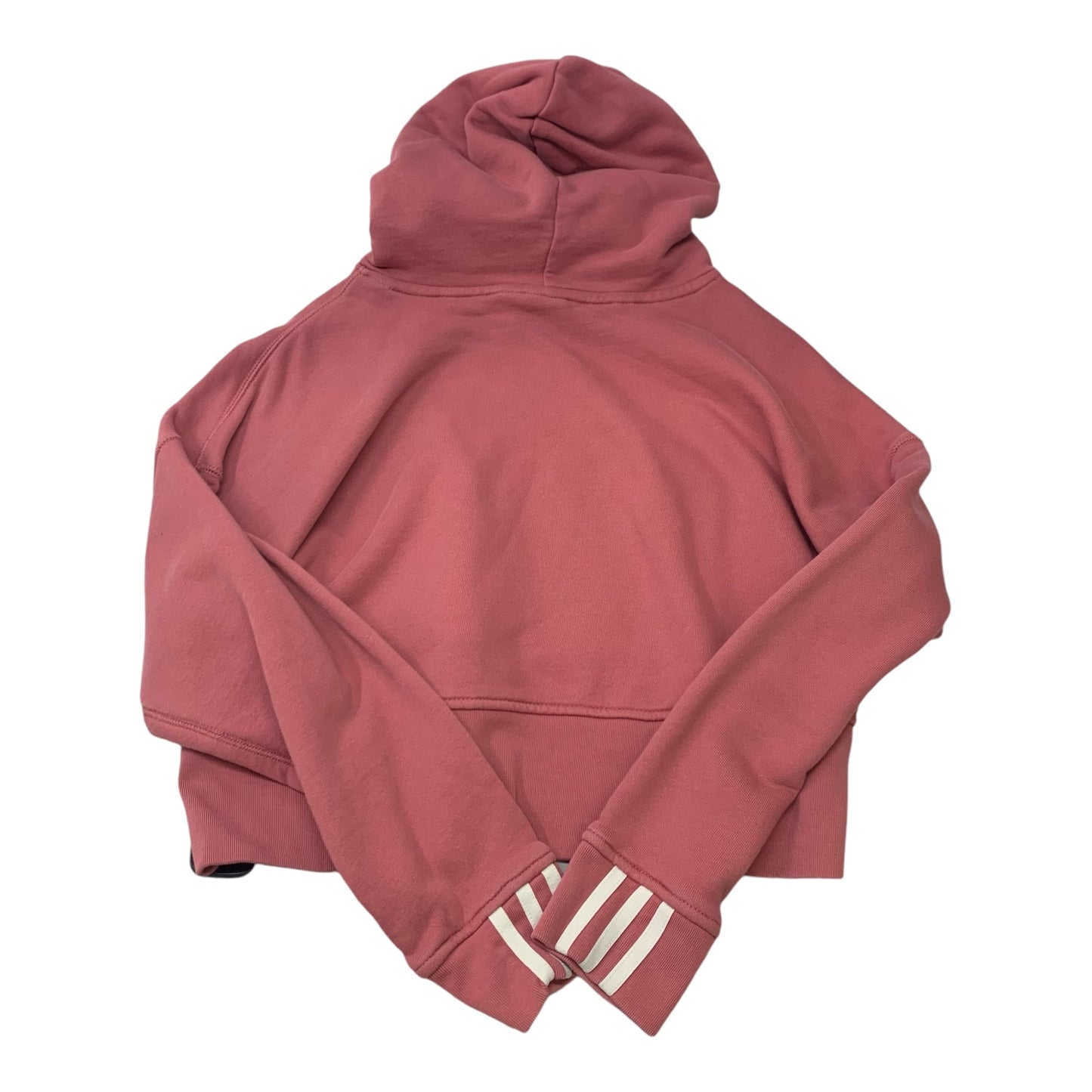 Sweatshirt Hoodie By Adidas In Pink, Size: M