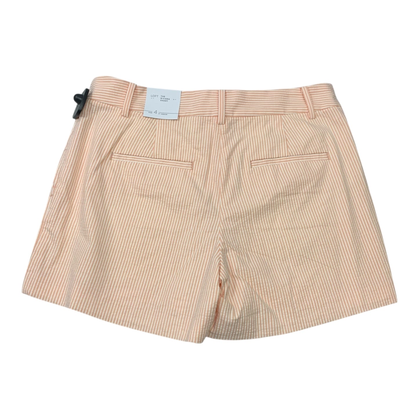 Shorts By Loft In Orange & White, Size: 4