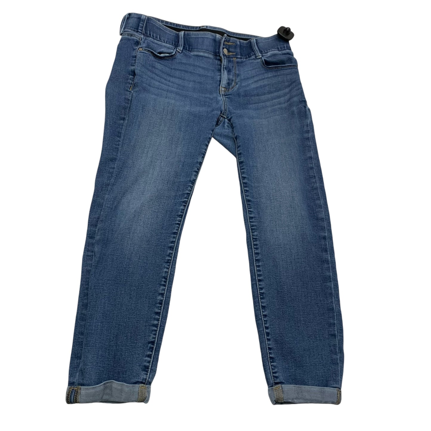 Jeans Skinny By Apt 9 In Blue Denim, Size: 12